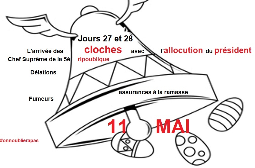 Jours 27 et 28 Week-end pascal - Délation - Allocution de notre Chef Suprême - les assurances à la ramasse - Fumeurs