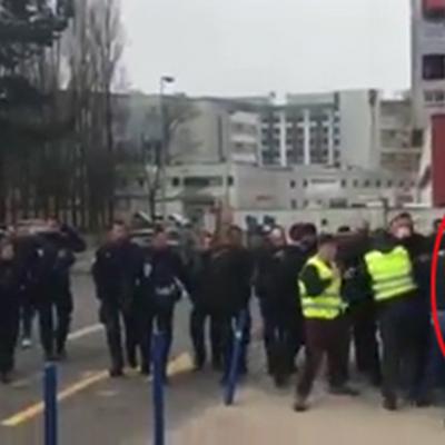 Arrestation vue de la deuxième vidéo