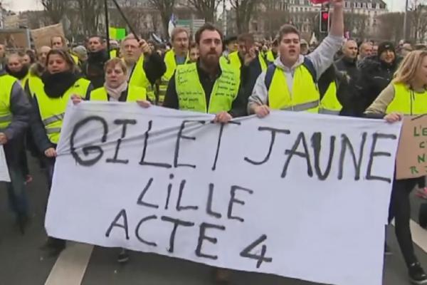 Acte 4 gilets jaunes Lille