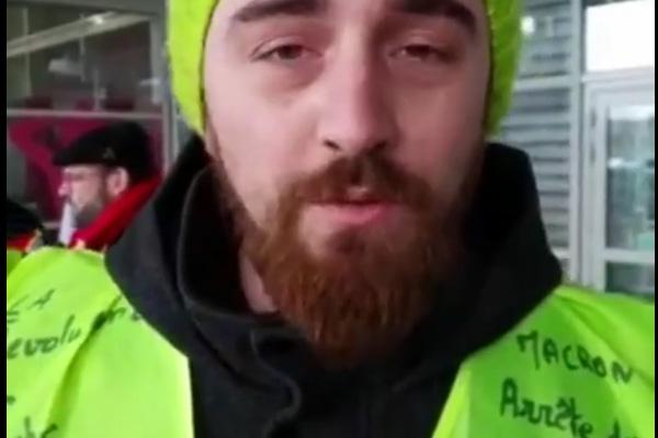 Blocage Castorama Englos gilets jaunes/syndicats