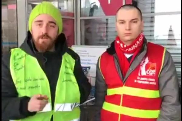 Gilets jaunes / syndicats ensemble ✊