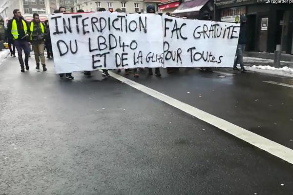 Manifestation étudiantes et du corps enseignants