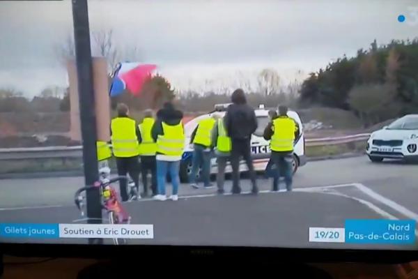 Réactions des gilets jaunes Hauts-de-France sur les arrestations à Paris